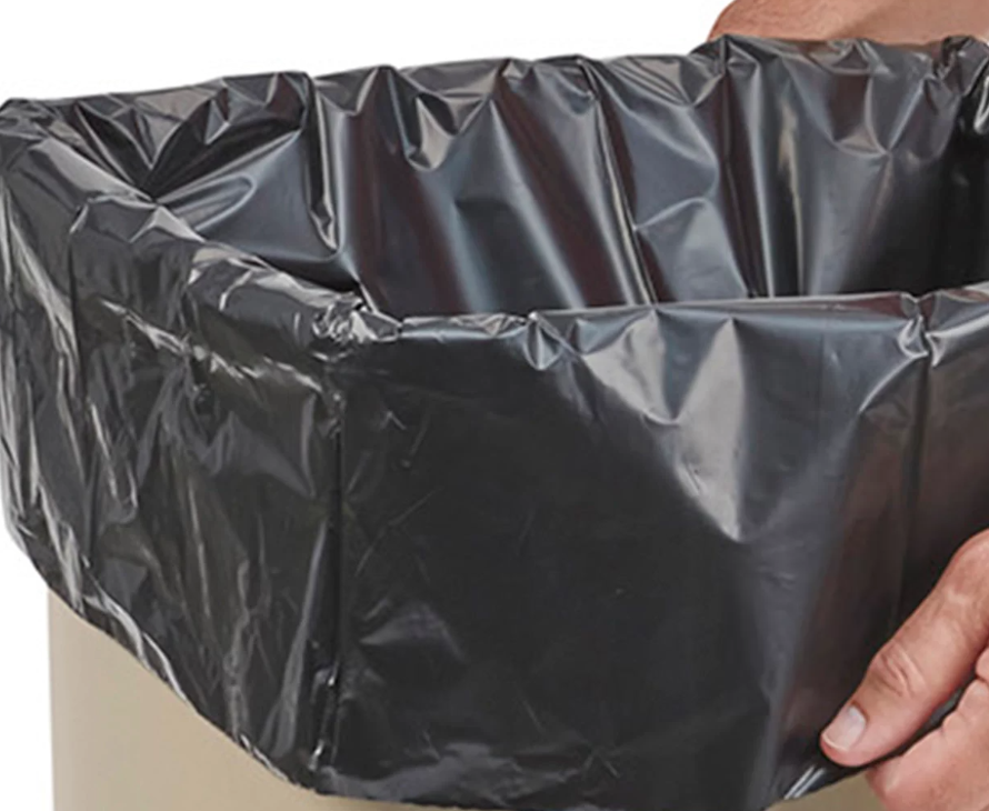 Low Density Can Liners, 33 gal, 1.35 mil, Black