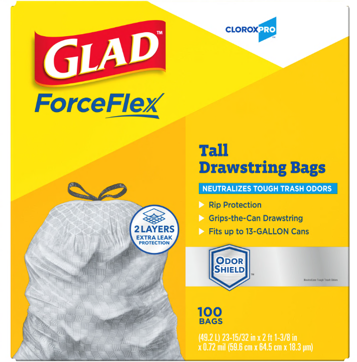 Low Density Can Liners, Force Flex+ 13 gal