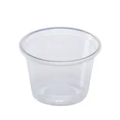 Plastic Portion Cups, 1oz, Clear