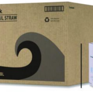 Cocktail / Stir Straws, 8", Black