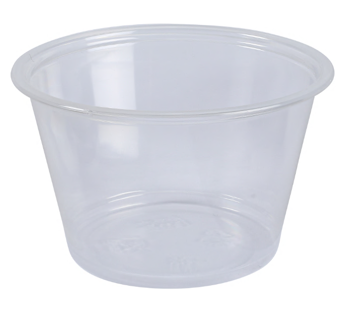 Plastic Portion Cup 4oz, Clear