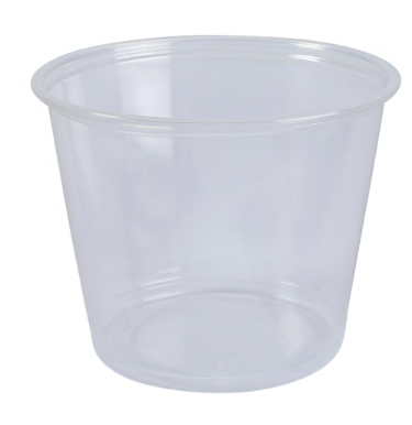 Plastic Portion Cup 5.5oz Clear