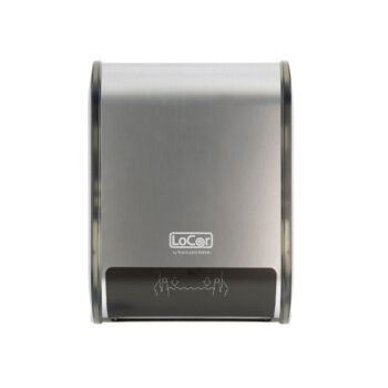 LOCOR,Mechanical Hands-Free Towel Dispenser, Stainless Steel