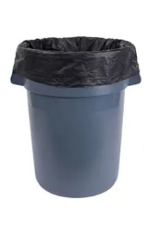 Low Density Can Liners, 60 gal, 1.4 mil, Black