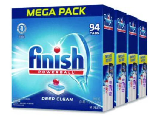 FINISH Powerball Dishwasher Tabs, Fresh Scent