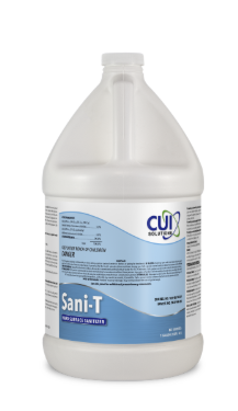 Sani-T Quaternary Sanitizer, 3 Compartment Sink & Hard Surfaces
