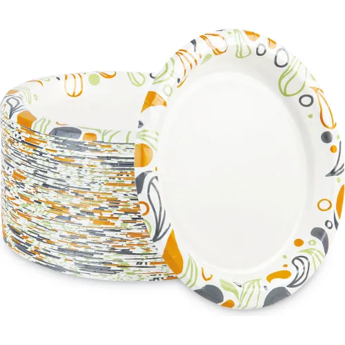 9" Coated Paper Plate, Soak Proof