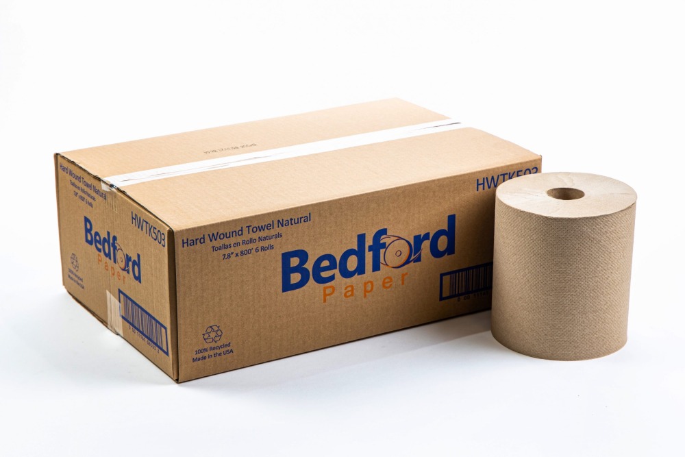 Premier Hard Wound Brown Roll Towel