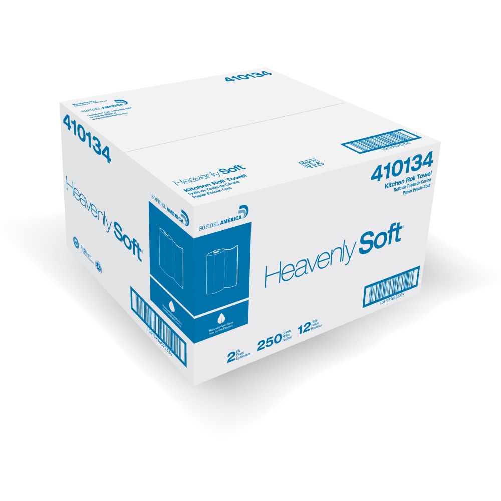 Heavenly Soft Jumbo Kitchen Roll Towel 2-ply